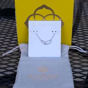 Kendra Scott silver link necklace